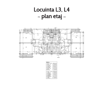 Planul locuintelor Vile-Ghindari Etaj